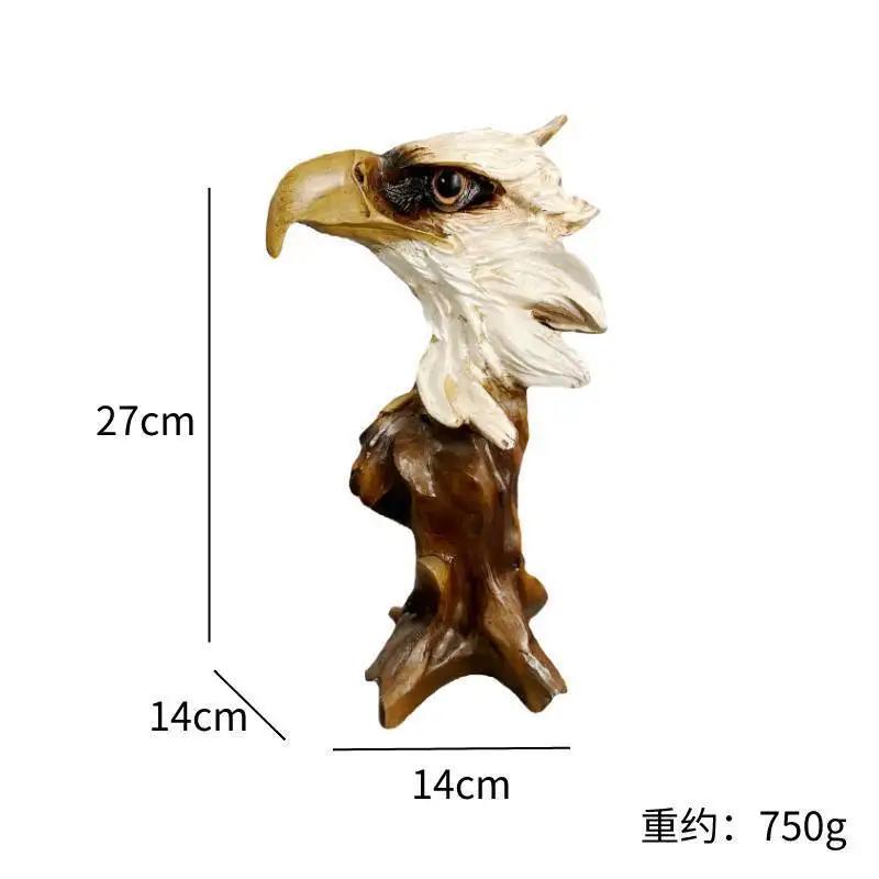 

Американський Ретро Симулятор Голова Тварини Статуя Вовк Лев Тигр Орел Кінь Скульптура Дім Вітальня Спальня Прикраса Книжкової шафи