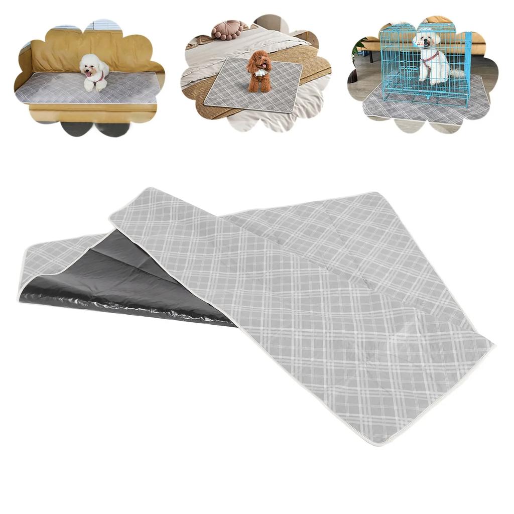 Washable Dog Pee Pads Super Absorbent Quick Dry Leakproof Waterproof Reusable Pet Training Pads For Dogs Cats