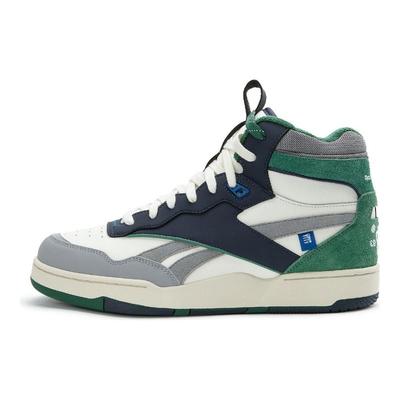 Nautica x BB 4000 II MID Unisex Mittelhohe Vintage Basketballschuhe Weiß Grün 100245907