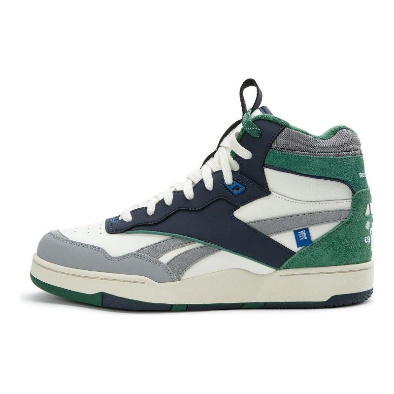 Nautica x Reebok BB 4000 II MID Унисекс Средневысокие Винтажные Баскетбольные Кроссовки Белый Зеленый 100245907 40