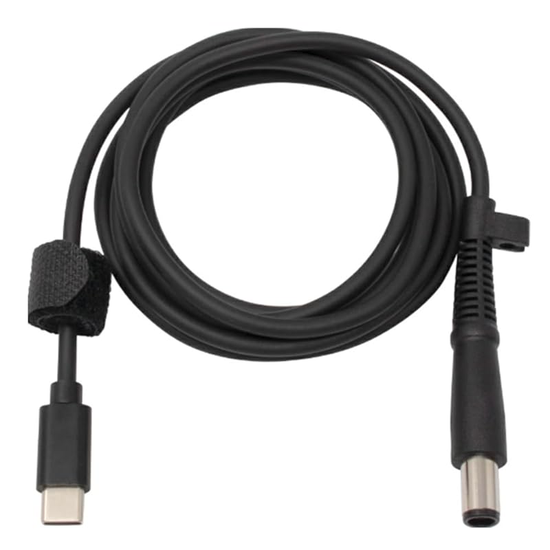 Cablu de conversie Type-C la laptop HP PD, adaptor de conversie USB-C 7,4x5,0 mm, cablu de încărcare laptop, diametru exterior 7,4 mm, diametru interior 5,0 mm, conversie
