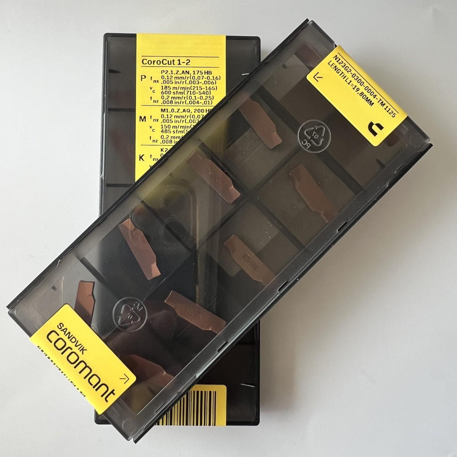 

SANDVIK / N123G2-0300-0004-TM 1125 / Original Swedish hard alloy blade 10 Pcs