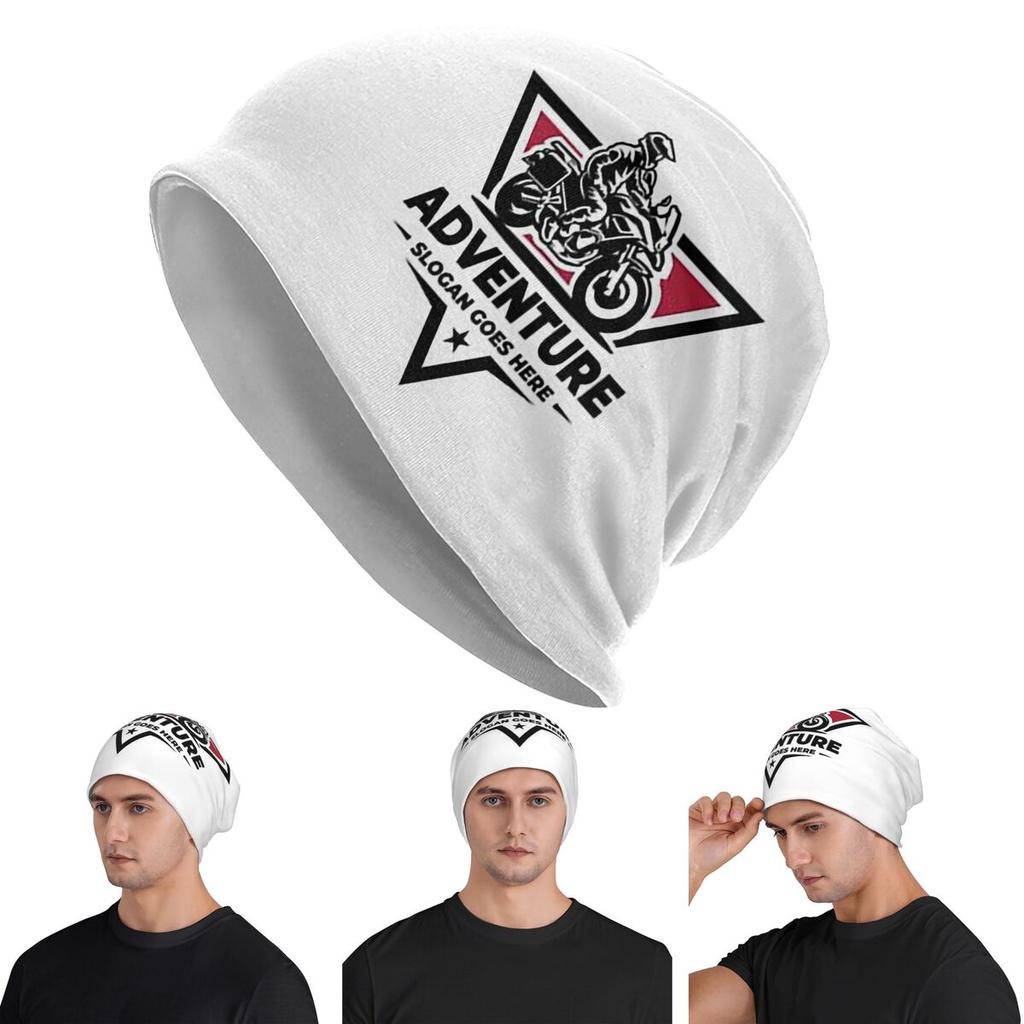 Moto Adventure Men Women Adult Beanies Caps Knitting Bonnet Hat Warm Hip Hop Autumn Winter Outdoor Skullies Hats