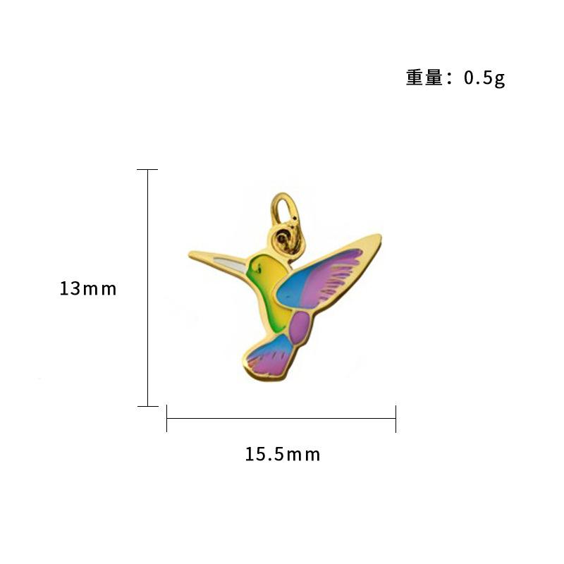 Personalized Small Fresh Stainless Steel Pendant Lucky Safety Bracelet Pendant, Handmade Diy Necklace Jewelry Accessories