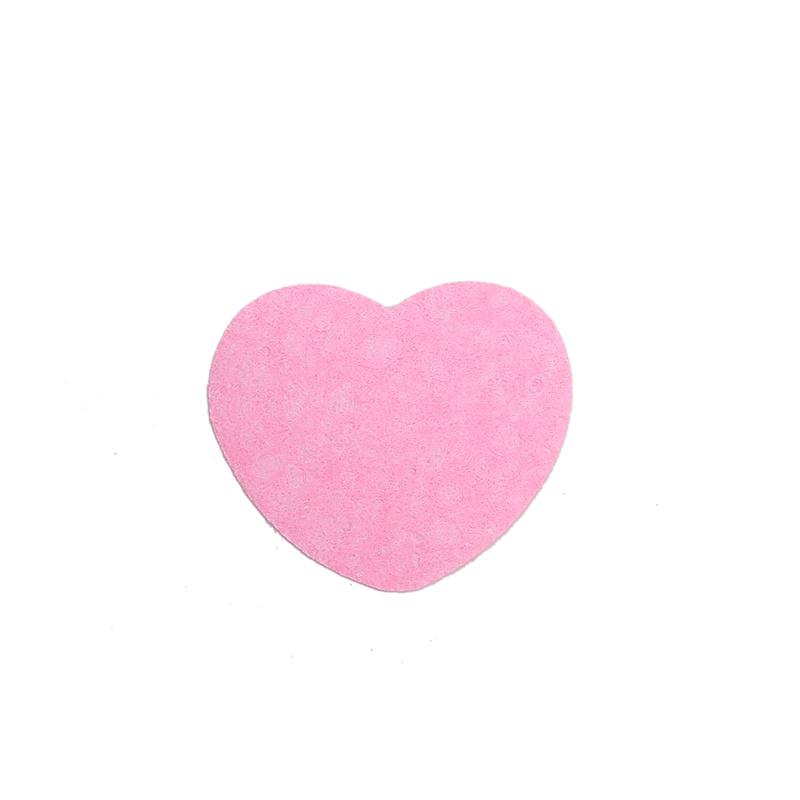 20Pcs Heart Shaped Compressed Facial Sponges Cute Reusable Face Washing Sponges