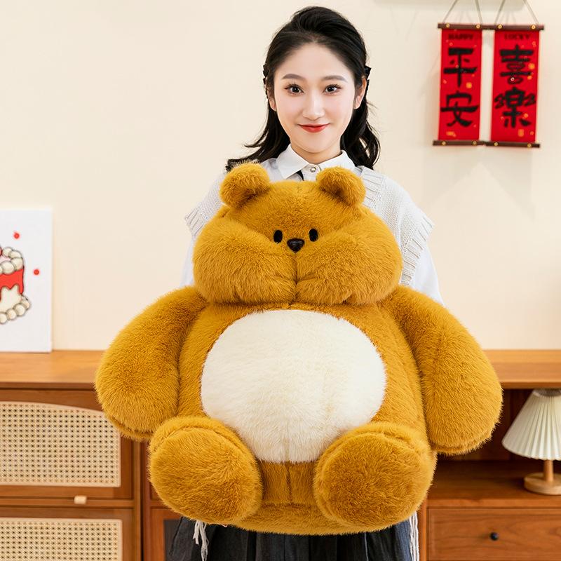 Dun Dun Bear Doll Hug Bear Plush Toy Big Bear Doll Children's Rag Doll Throw Pillow Birthday Gift