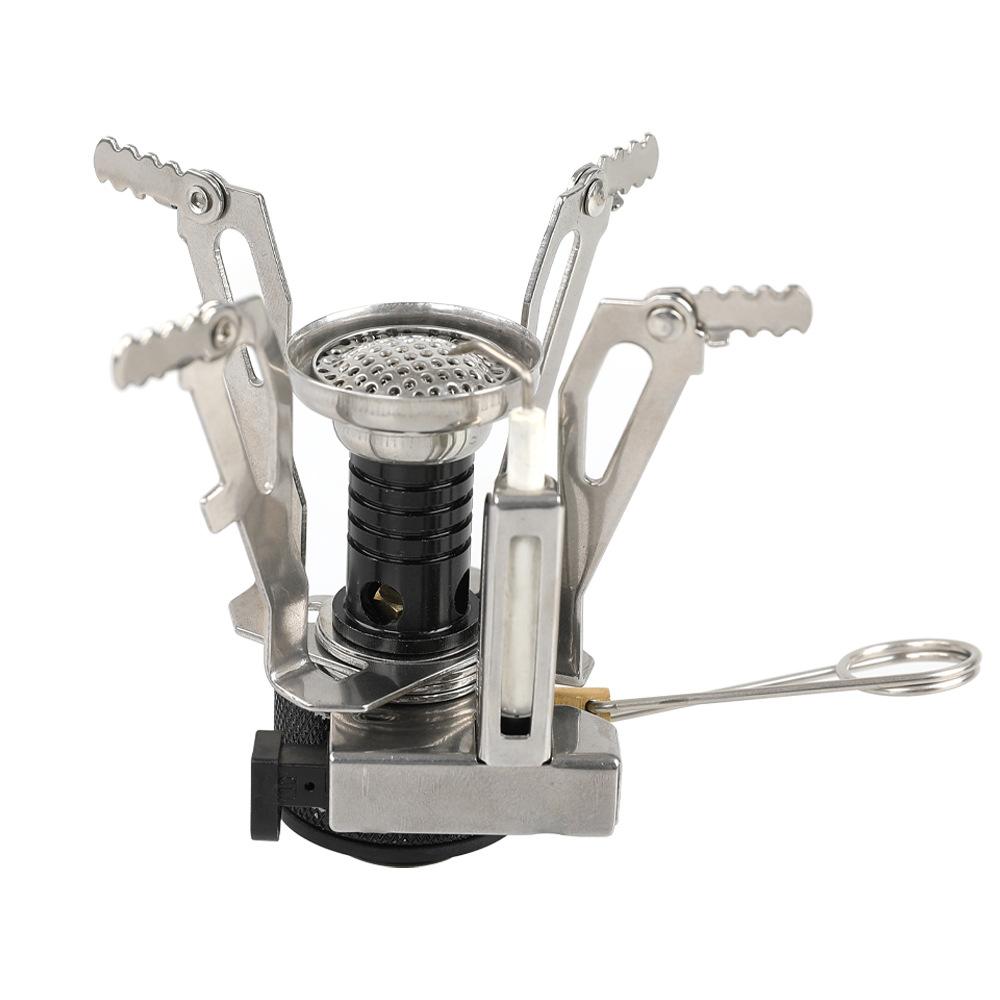 Outdoor Camping Foldable Camping Integrated Gas Stove Heater Portable Travel Burner Outdoor Picnic Supplies Survival Stove Head