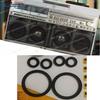 6pcs/set Idle Wheel Belt Loop Idler Rubber Ring for Sharp GF-777 Cassette Deck