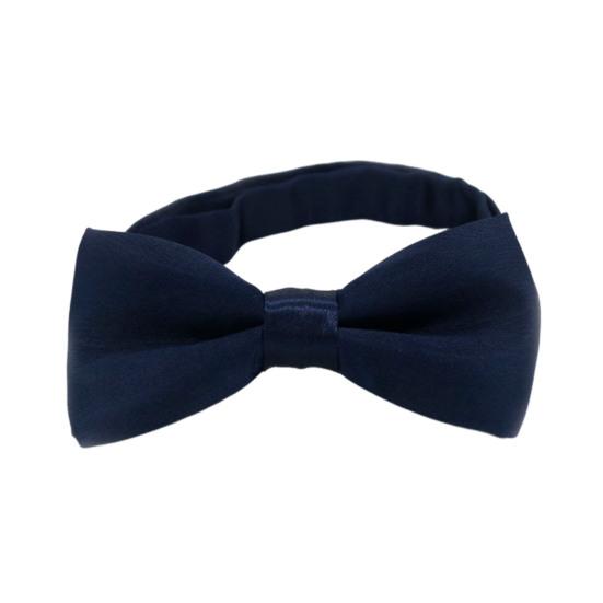 Bow Ties for Boys Solid Color Pre-tied Kids Bow Ties Adjustable Neck Bowtie for Graduation Wedding Party School Casual