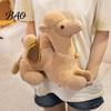 Decorative Camel Soft Toy Realistic Bactrian Plush Doll, Stuffed Animal with Embroidered Saddle Pads Polyester Fiber And Bells, Fuzzy for Kids