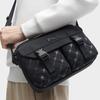 Fila Logo Print Fabric Vintage Shoulder Crossbody Bag Men Bags F13M348102FBK