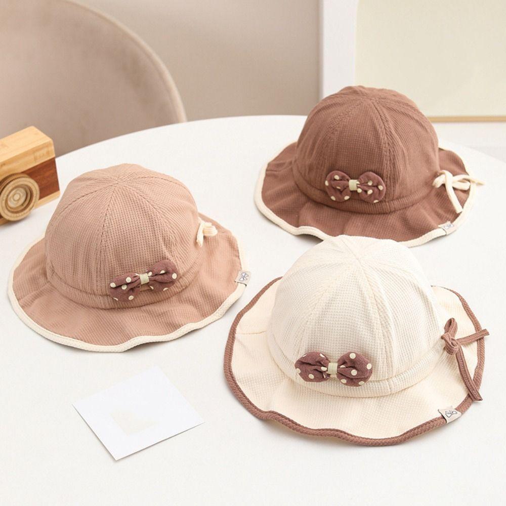 Breathable Fisherman Hat Cute Toddler Basin Cap Fashion Baby Bucket Hat Outdoor