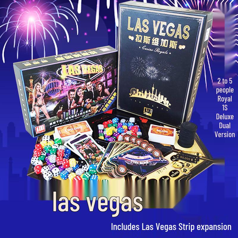 Las Vegas: The Strip Expansion - Royal Edition Strategy Card Game Deluxe Edition