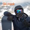 Windproof Knitted Cycling Neck Gaiter: Warm Ski Mask with Ear Protection
