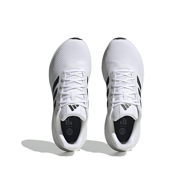 Adidas Runfalcon 3.0 Cloudfoam Low White Black Men Sneakers Cloud-White Core-Black HQ3789