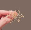 Openwork Brooch for Women - Hollow Floral Pin for Dress, Coat, Scarf and Bag Accessories