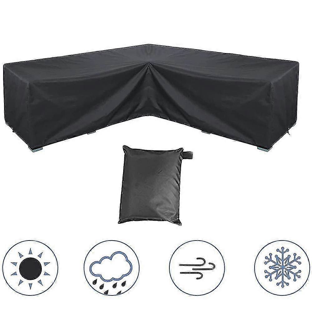 Corner Sofa Cover Waterproof Garden Furniture Set Cover Outdoor Sectional Furniture Cover