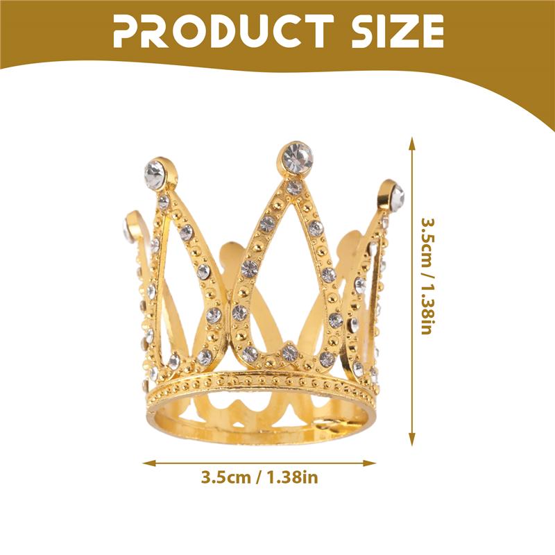 Good-10 Pcs Tiny Baby Small Rhinestone Tiara Crown For Flower Arrangements Shower Birthday Wedding Decor