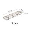 SUS 304 Stainless Steel Pepper Roast Meat Sauce Dishes bowl Separate Sushi Vinegar Soy Plates Tableware Food Seasoning Tray
