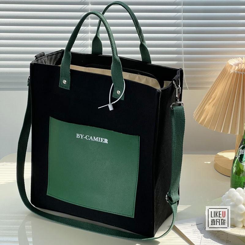 Jednoduché plátěné tašky pro ženy Nové 2024 Kabelky a peněženky Velkokapacitní školní tašky na knihy/nákupní tašky Tašky přes tělo Dámské Bolso