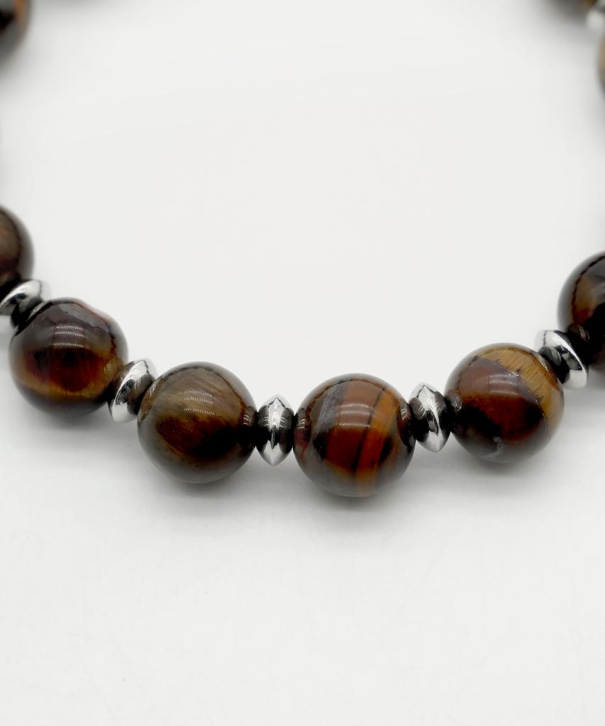 Iamj Amber Eye Gemstone Bracelet