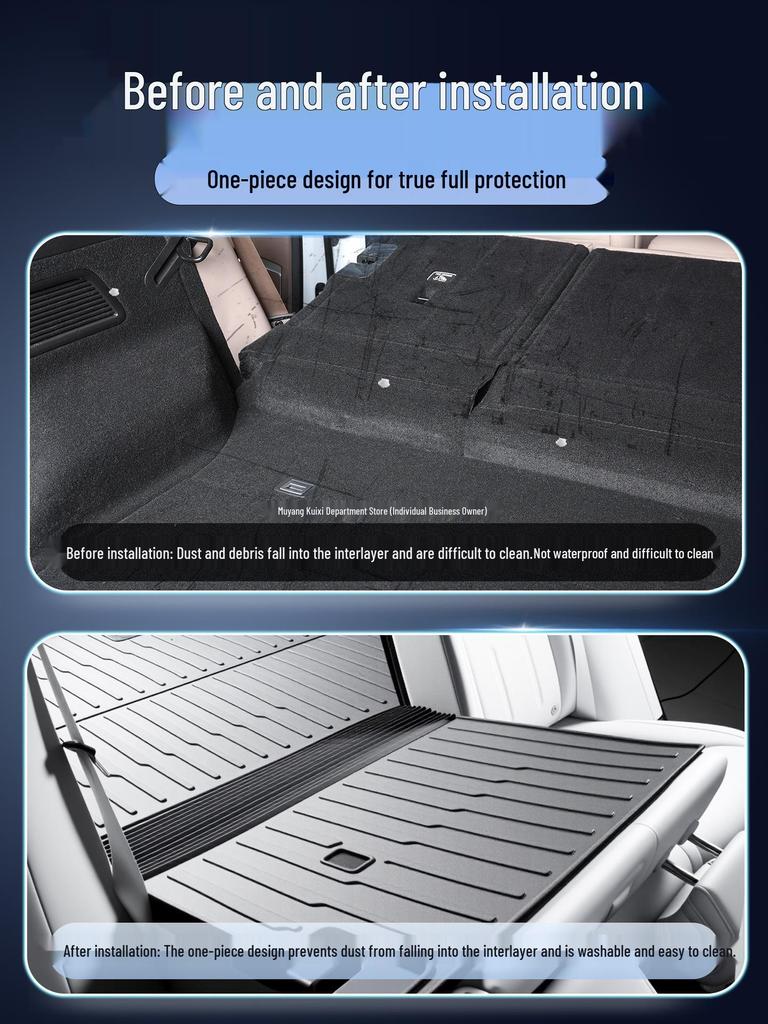 Xiaopeng G6 2025 TPE Trunk Mat Accessories for 23-24 Models