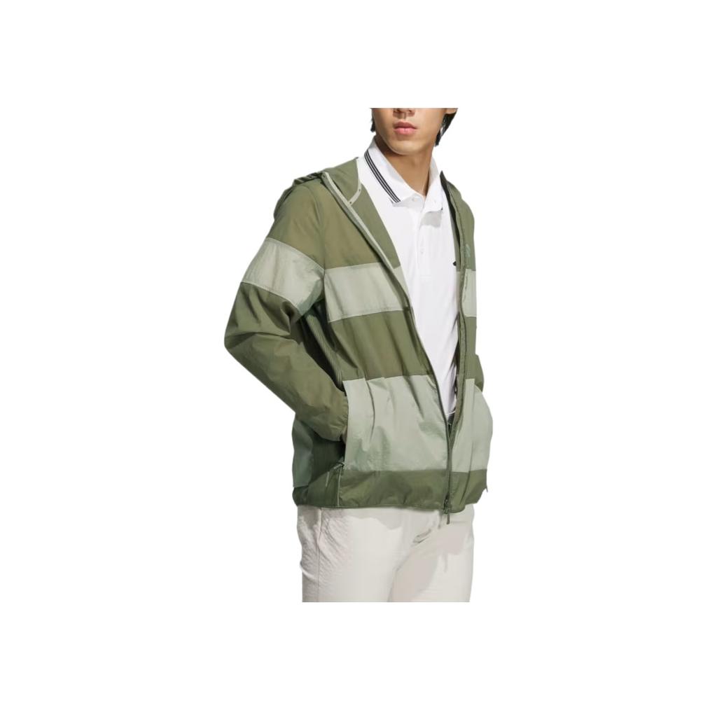 adidas 3S Fashion Comfortable Trendy Minimalist Solid Color Hooded Jacket Men Jackets Green JF6305