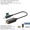 Digital Display DC To Type-C Converter USB-C Output PD 140W Charging Cable Adapter 5V 9V 15V 20V Input Intelligent
