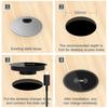 Invisible Wireless Charger 15W Desk Hidden Charging Station with Independent Coil Desktop Embedded Design 8mm Sensing Distance Desktop Integrated