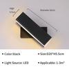 Modern LED Wall Light Hardwares Rotatable Wall Sconces for Bedroom Living Room Indoor Wall Sconces Lighting Fixture Luster