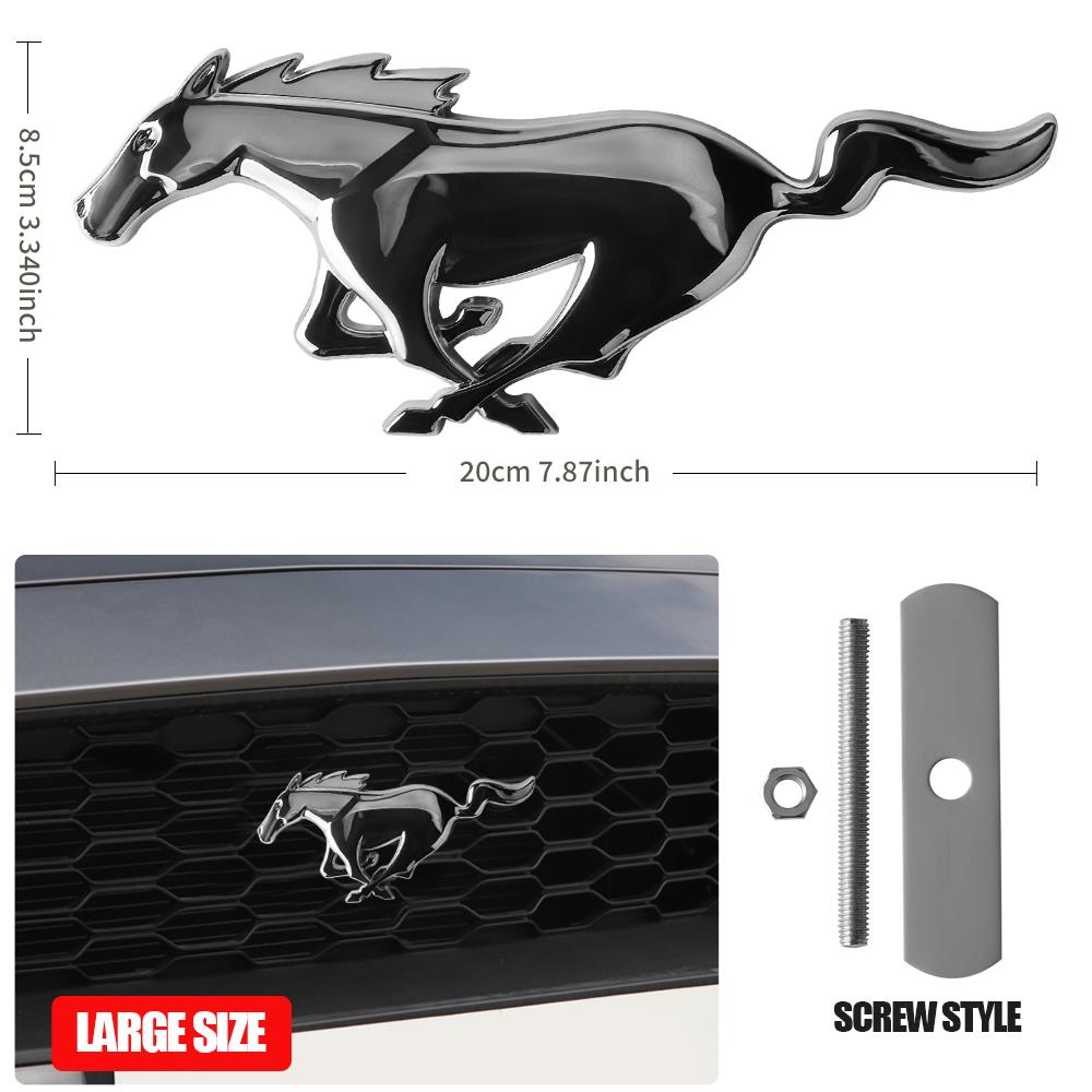 1Pcs 3D Metal Car Front Grille Rear Trunk Badge Emblem