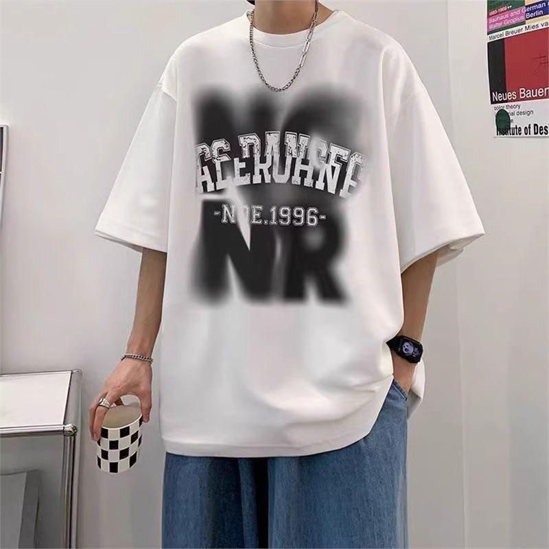 Men's Trendy Loose Casual Summer Cotton T-Shirt Set