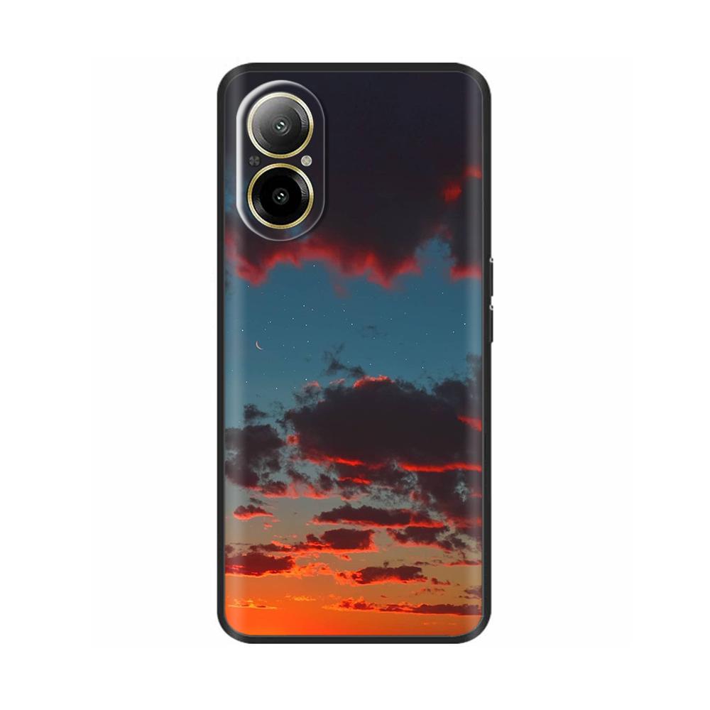 For Realme C67 4G Case Phone Cover Cool Sweet Soft Smooth Liquid Silicone Bumper For Oppo Realme C67 Full Protection Back Cover