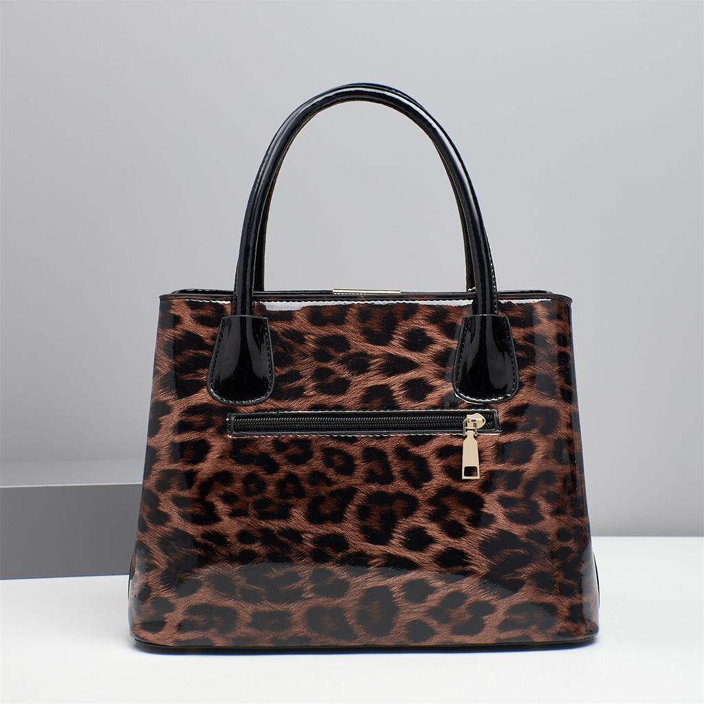 Leopard Print Handbag Tote Bag for Women 2025,Simple Luxury Shoulder Bag Crossbody Purse