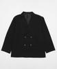 WEGO TR Tailored Size Black Double-Breasted Jacket, Men's, L,