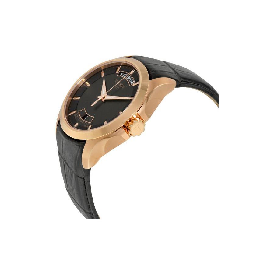 Tissot Kutu Collection Automatic Mechanical Movement 100m Water Resistance Men's Watch 39mm Black Dial T035.407.36.051.00