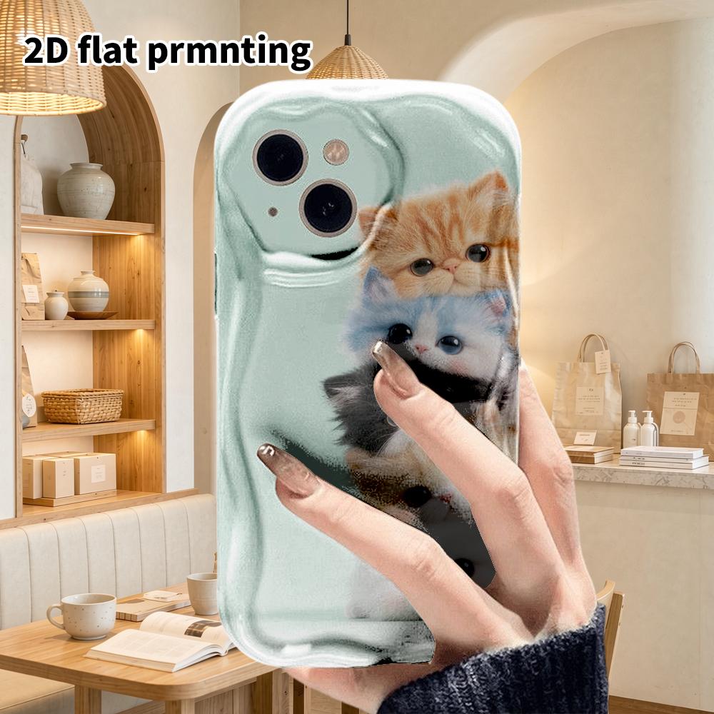 Phone Case: 2D Flat Design Suitable for iPhone 18 17 16 15 14 13 Pro Film Protective Case, Couple Style, Stackable Fun, Christmas and Halloween Gifts