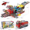 Educational Transforming Double-Decker Bus: Multi-Functional Inertial Sliding Toy with Lights for Children's Adventure Play