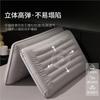 Memory Foam Buckwheat Pillow Neck Support Sleep Aid Low Profile Single Bed With Cotton Cover