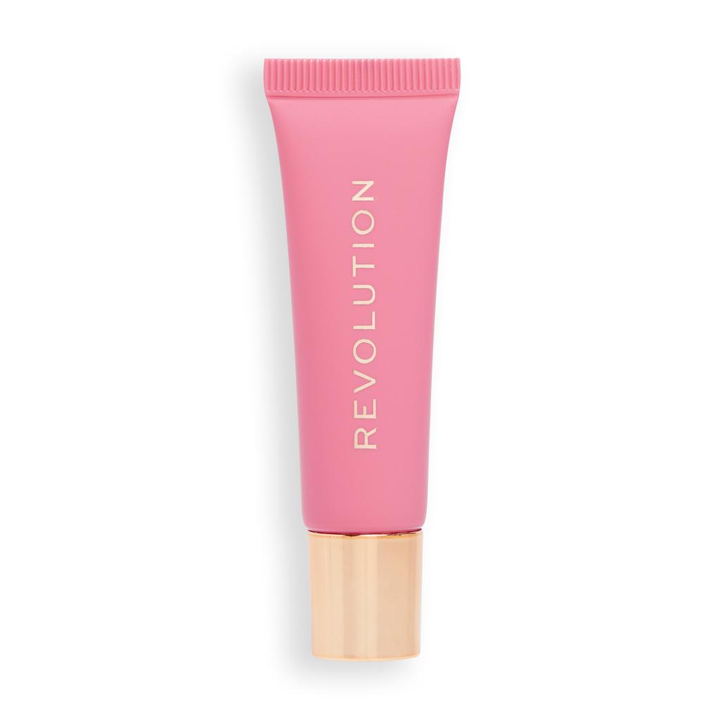 Revolution juicy peptide lip balm in pink strawberry