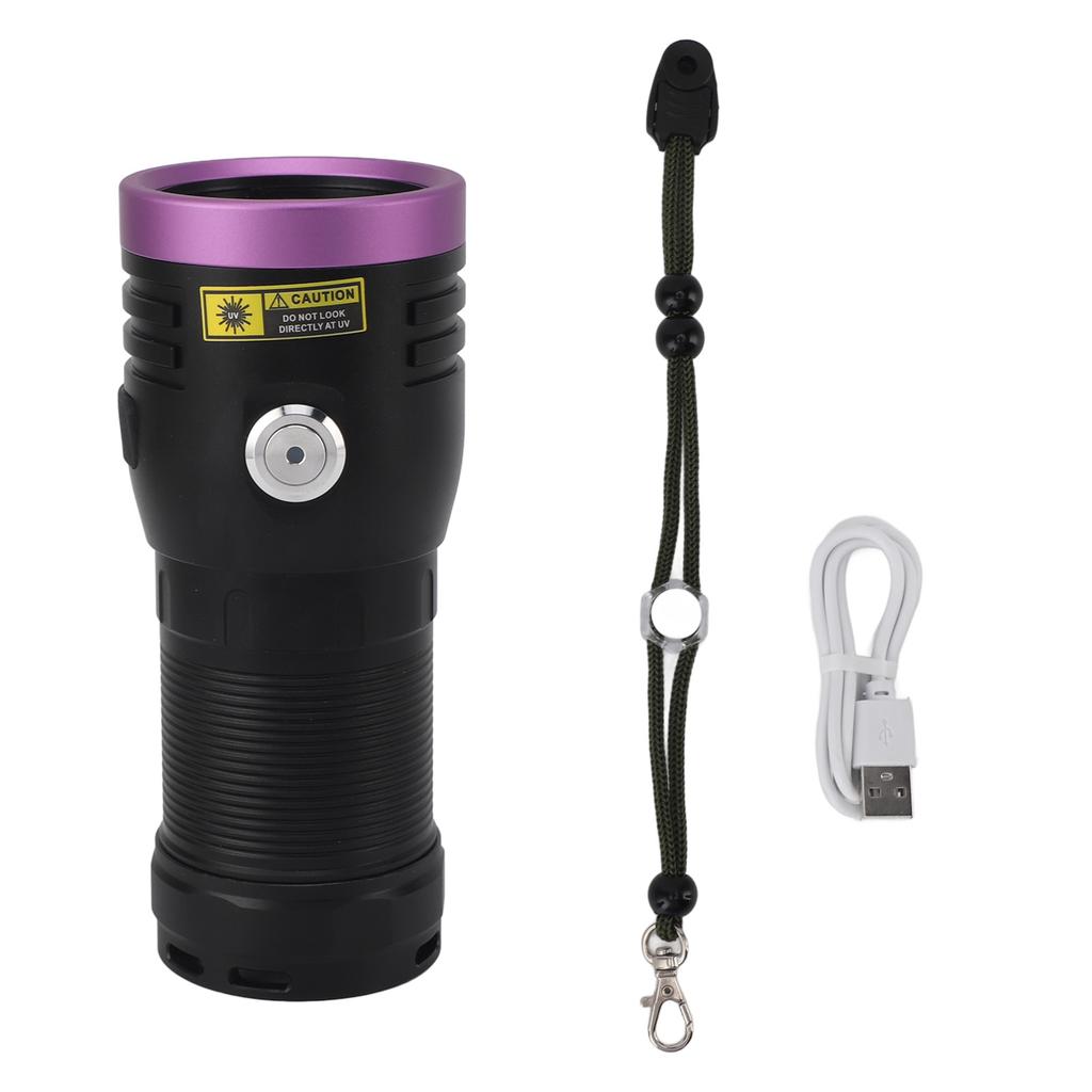 UV 365nm Light Wood s Lamp Blacklight Ultraviolet Flashlight LED Portable Mini Handheld Torch Detector for Dog Urine