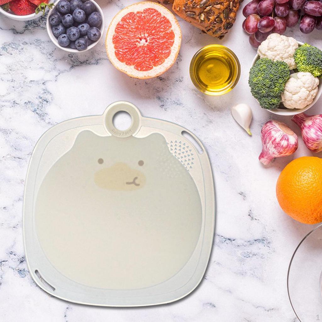 Cartoon Cutting Board Chopping Creative Easy To Clean Household Multifunctional with Anti Slip