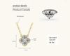 Four-Leaf Clover Necklace: Japanese & Korean Style, S925 Sterling Silver Moissanite Pendant, Gold-Plated Clavicle Chain