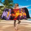 1 Stück Hawai-Landschaftsdesign Strandtuch Schnelltrocknend Großformat Geeignet für Strand Pool Sommer Lustiges Geschenk für Freunde Familien