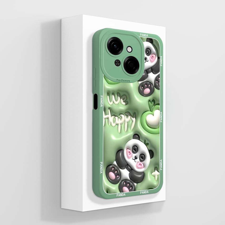 

Для Tecno Pova 4 5 6 Pro Neo 3 Pop 8 9 чехол для телефона жидкий силикон модный маленький медведь милый пухлый кот мягкая защита камеры телефон сумки для Tecno Capa Tecno Pova 4