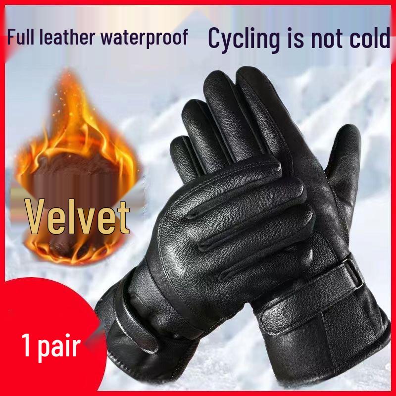 

Новое поступление: Мужские зимние кожаные перчатки на флисовой подкладке - Ветрозащитные и Морозостойкие