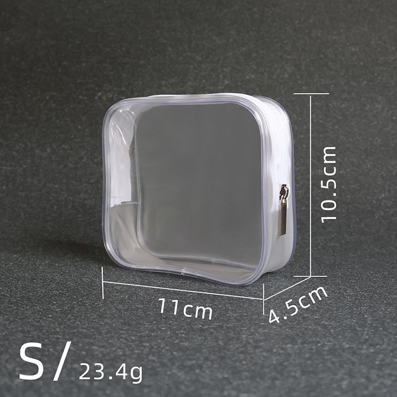 Transparent Pvc Bags Travel Organizer Clear Makeup Bag Beautician Cosmetic Bag Beauty Case Toiletry Bag Make Up Pouch Wash Bags