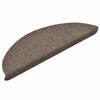 Self Adhesive Stair Treads 30 Pcs 56 X 17 X 3 Cm Beige Semi Round