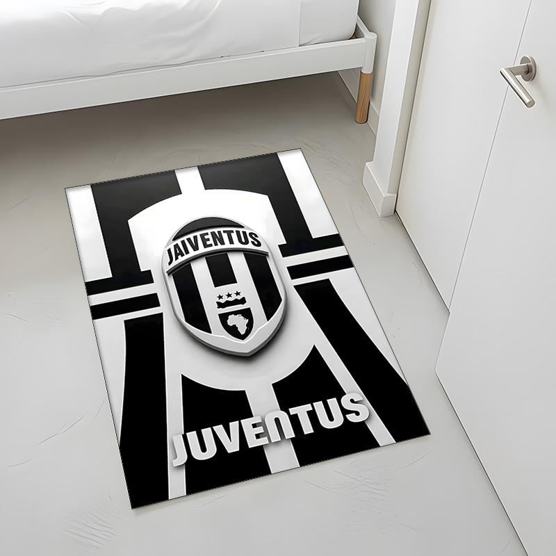 Juventus FC (14) Rug Suitable For Living Rooms Bedrooms Computer Rooms Dining Areas And Placement Under Tables And Chairs Also An Ideal Choice For Off