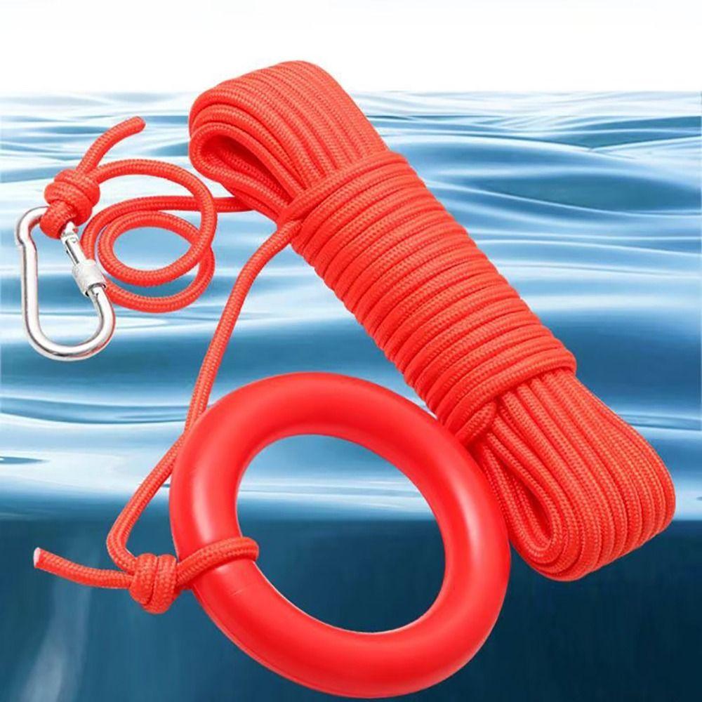 

Strong Bearing Capacity Lifeguard Tool Water Floating Reflective Rescue Rope 6mm rope